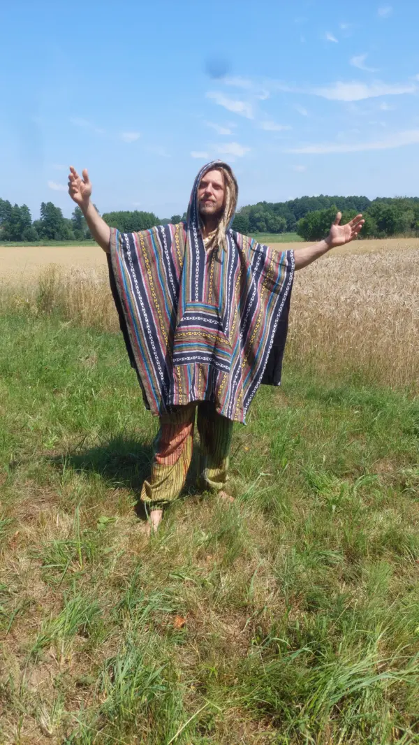 Ponczo grube #2 — Natural Shaman