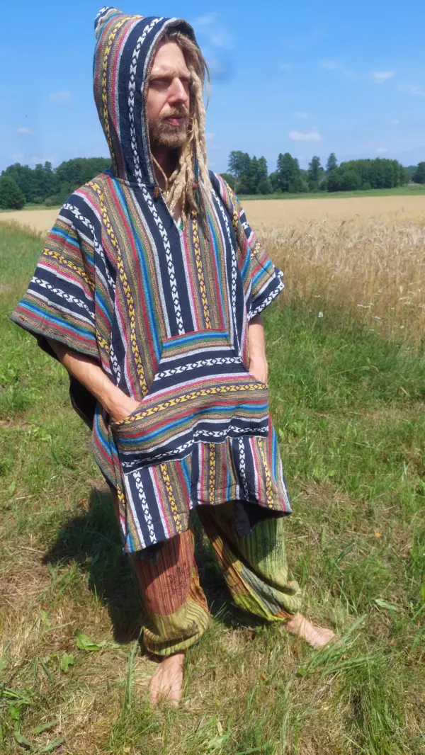 Ponczo grube #2 — Natural Shaman