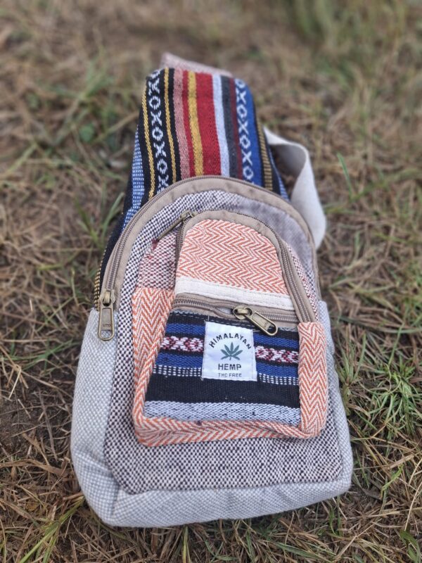 Torba Sling Pomarańczowy Patchwork – widok główny