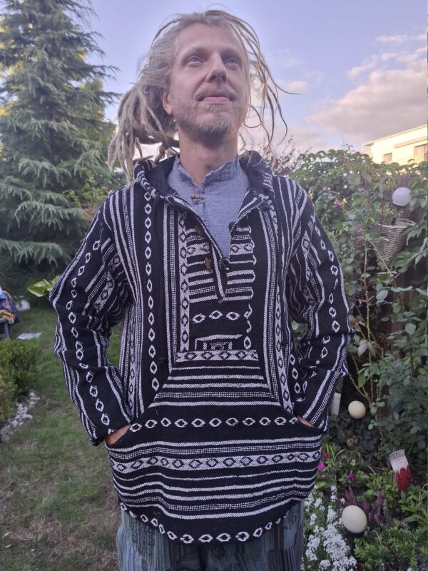 Bluza bawełniana Nocna Geometria