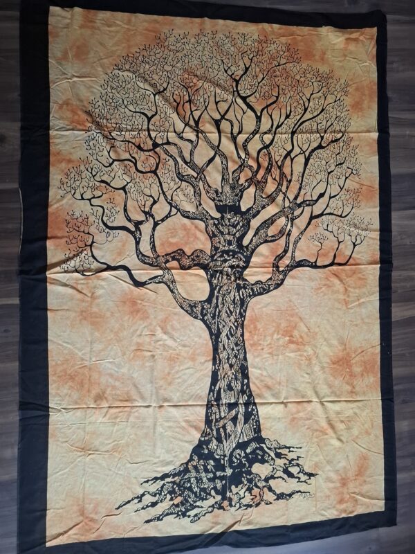 Dekoracja ścienna – Drzewo Życia na Beżu – 200 × 190 cm
